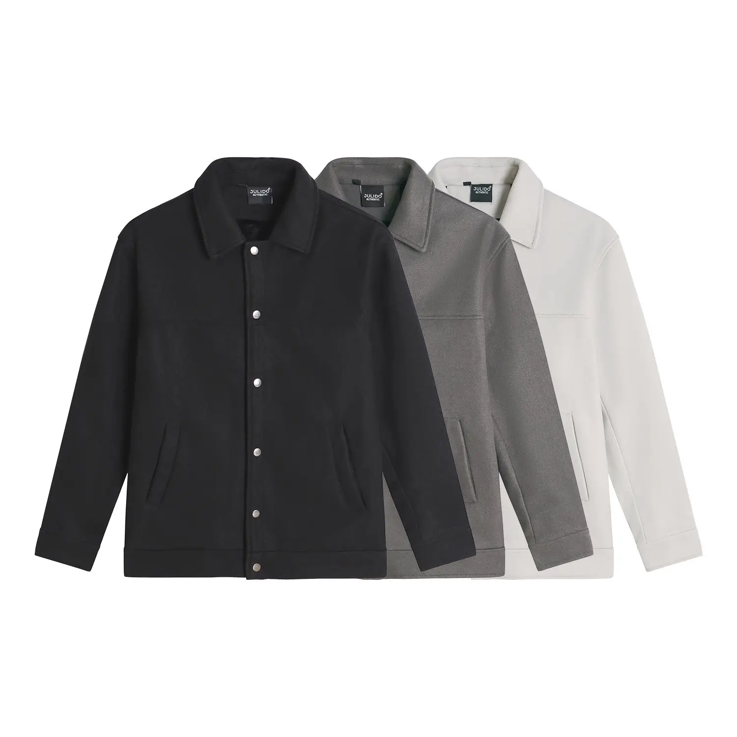 Áo khoác JULIDO dạ ép cao cấp ,lót lông cáo Menswear Nam