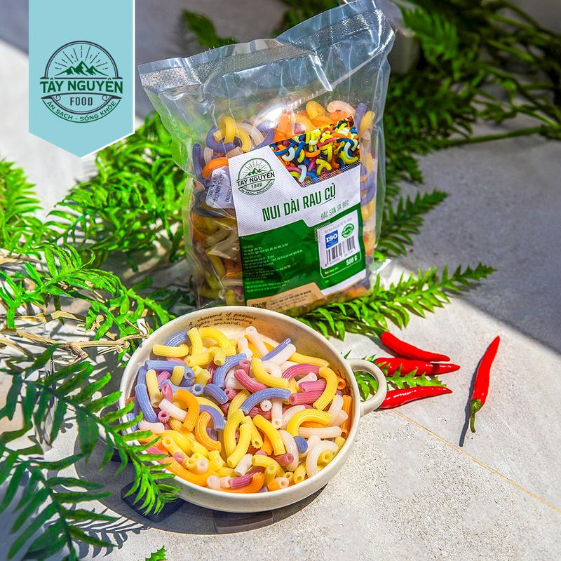 Nui dài rau củ healthy Tây Nguyên Food - Việt Nam 500g 1kg