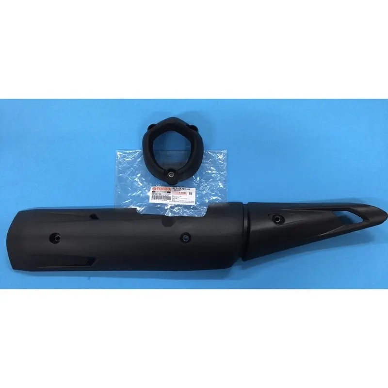 ￼YAMAHA Y15 Y15ZR EXHAUST COVER BLACK PIPE COVER PENUTUP EXHAUST PIPE HITAM Accessories Motorcycle Muffler