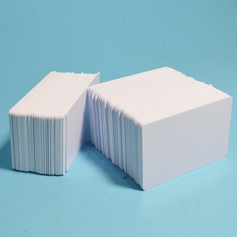 Thẻ ID PVC, Chất Lượng Cao Cấp, 100 Cái, Màu Trắng, In Hai Mặt Bằng Nhựa PVC, Thẻ Huy Hiệu ID Tự Làm, Nhãn Hiệu: Trắng 5