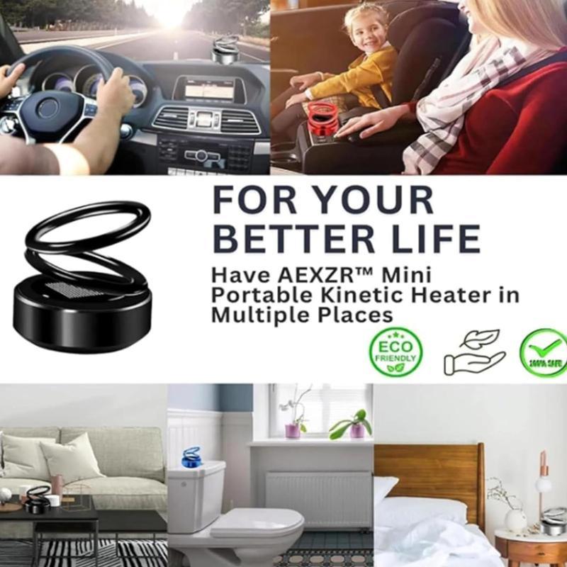 Car Aromatherapy Diffuser, Solar Powered Rotating Car Air Freshener, Solar Energy Rotating Air Freshener for Car & Home, Car Interior Decoration Accessories 6