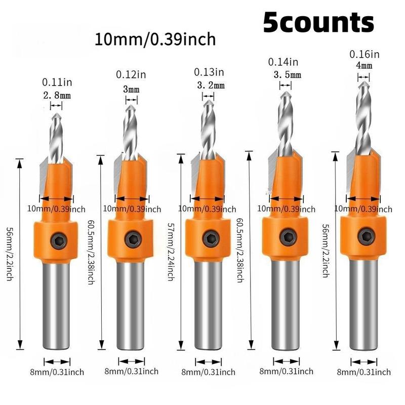 Woodworking Hole Drill Bit Set, Woodworking Hole Drill Bit Set, Power Tool Accessories for Woodworking, Home Improvement & Home Care Supplies 2