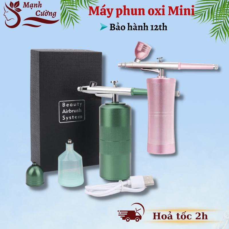 Máy phun oxi Mini cầm tay | Máy phun sơn Ombre, phun tinh chất trong Spa-Nail