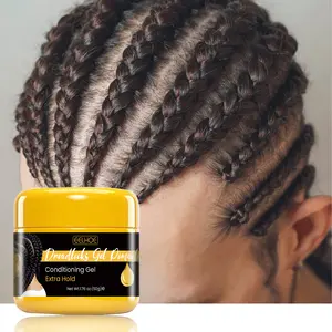 EELHOE Gel Wax Dreadlock Tahan Lama Extra Hold Melembapkan & Mengkilap Alami Kopolimer Asam Akrilat & Trietanolamina Mousse Penataan Rambut Segar Tidak Kaku Lepek Pomade Conditioning Gel