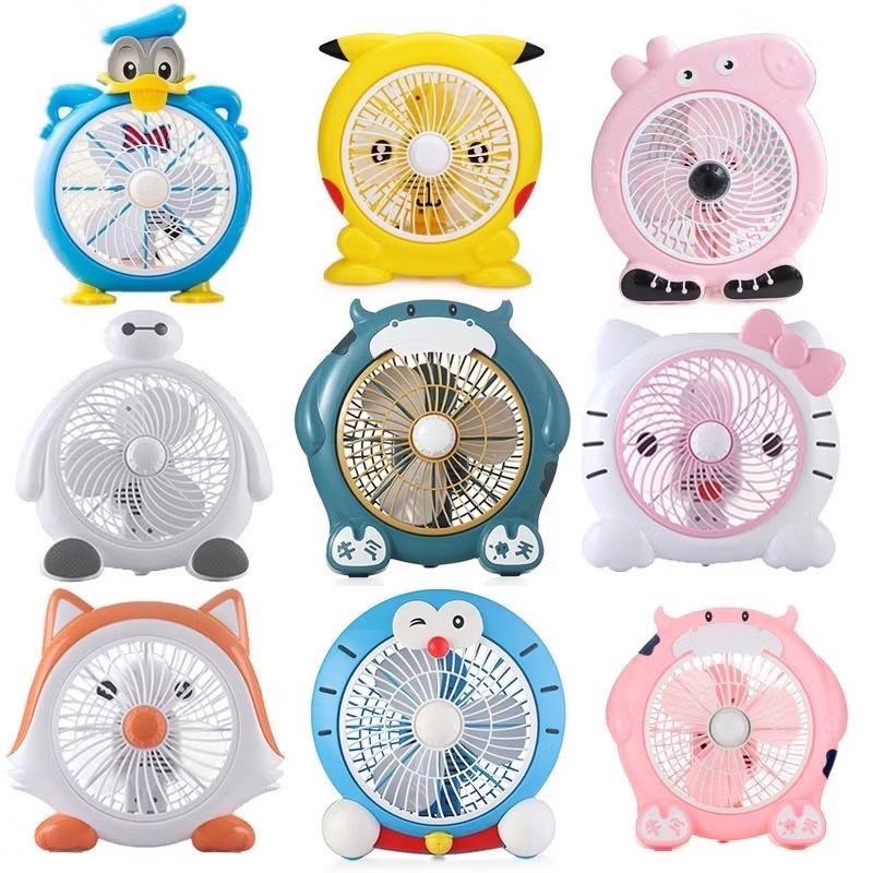 ￼(giao ngẫu nhiên) Quạt mini hình thú để bàn cắm điện văn phòng, Quạt văn phòng để bàn mini hình thú cắm điện