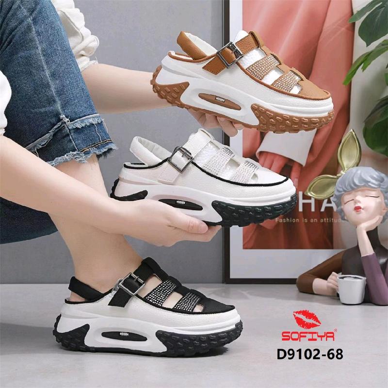 SANDAL WEDGES IMPORT WANITA SOFIYA 9102-68 0
