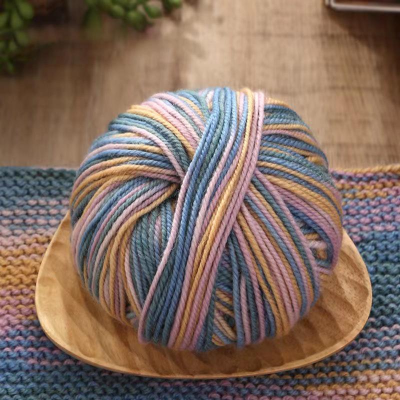 Product Introduction of 50g/Roll Sequin Mohair Yarn Soft Warm Baby Wool Crochet Yarn DIY Handmade Knitting Sweater Shawl Hat Bag Thread Sewing Supplies 26