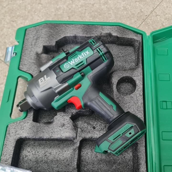 Thân Máy Siết Bulong Đầu 3/4 Hàng Chính Hãng Workfix 2100nm ( Chân Pin Phổ Thông, Lực Siết Khủng 2100nm )