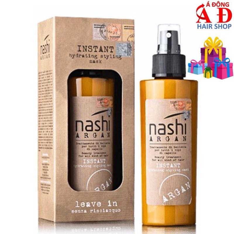 XỊT DƯỠNG XẢ KHÔ DƯỠNG ẨM NASHI ARGAN INSTANT MASK STYLING ITALY 150ML Nữ Chăm Sóc Tóc