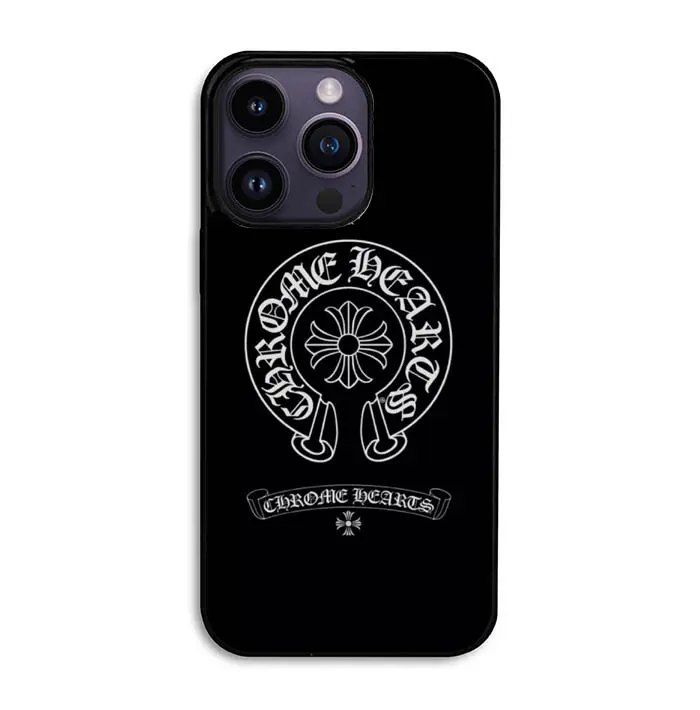 Casing Custom Hardcase Hp iPhone 11 12 13 14 Pro Max Mini Plus Chrome Hearts AB1876 Case Cover