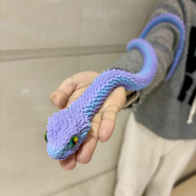 3D Printed Snake, 1 Box Creative Snake Statue, Home Decor, Desktop Ornament, Birthday Gift 2