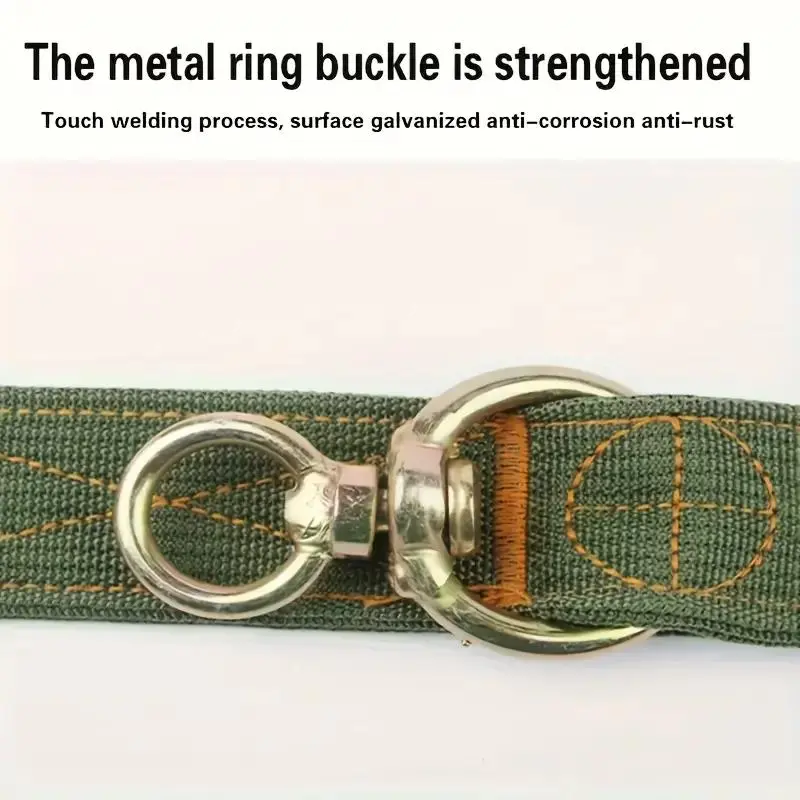 Four Layers Thickened Cow Neck Yoke, 1 Set Durable Canvas Collar with Rope and Bolt, Farm Animal & Poultry Supplies 4