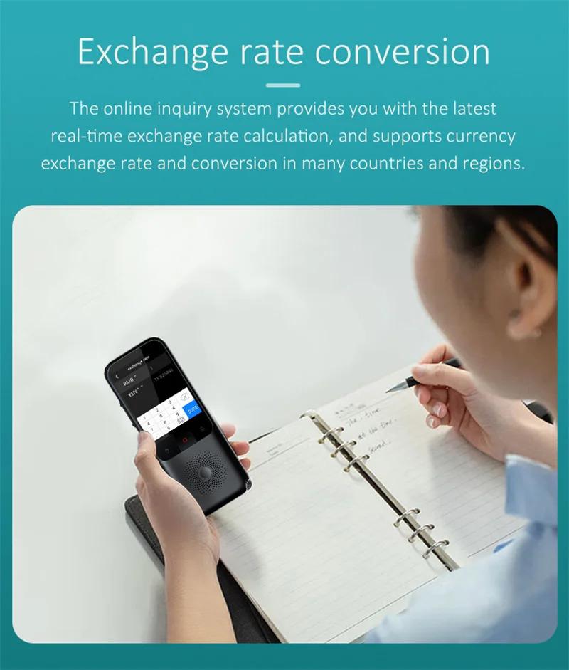 Product Introduction of Portable Intelligent Voice Translator, Interactive Real-Speech, Offline Translation Machine, Business Travel, T11, 134 Languages 33