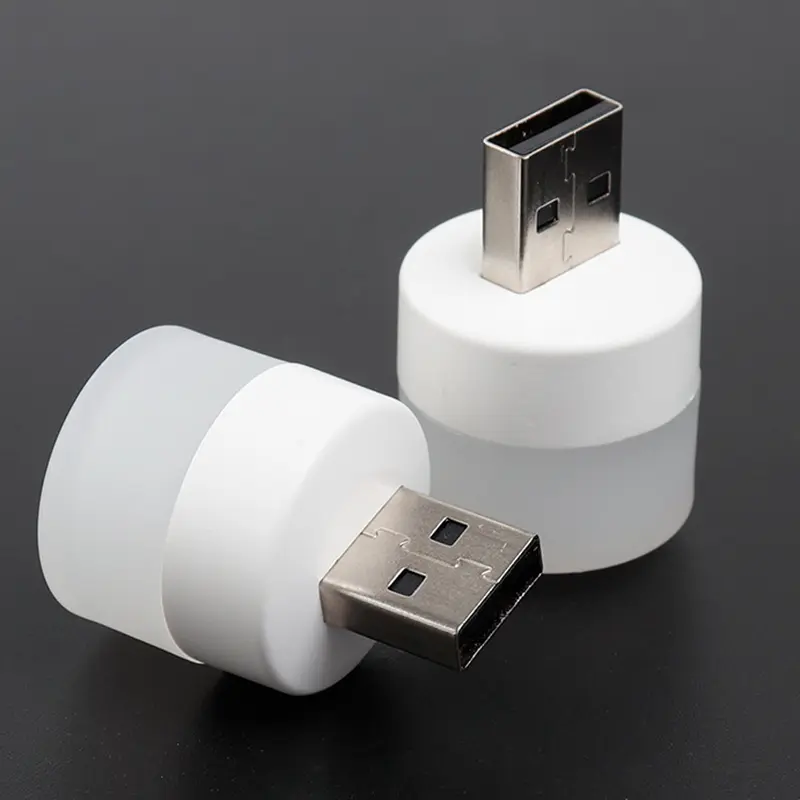 USB Night Light Mini LED Night Light USB Plug Lamp Power Bank Charging USB Book Lights