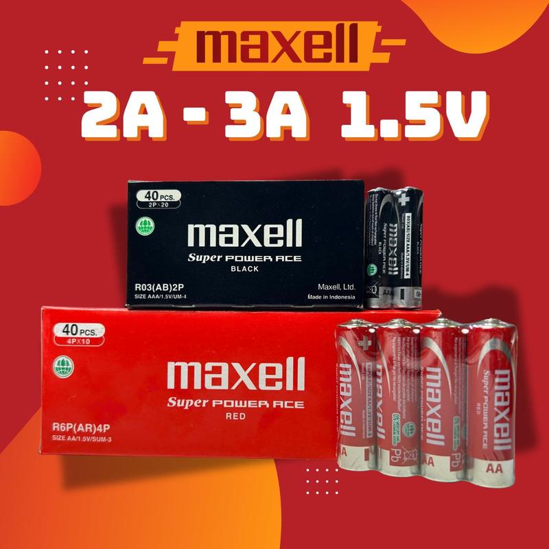 Pin tiểu AA 2A AAA 3A 1.5V dùng trong gia đình hộp 40 viên