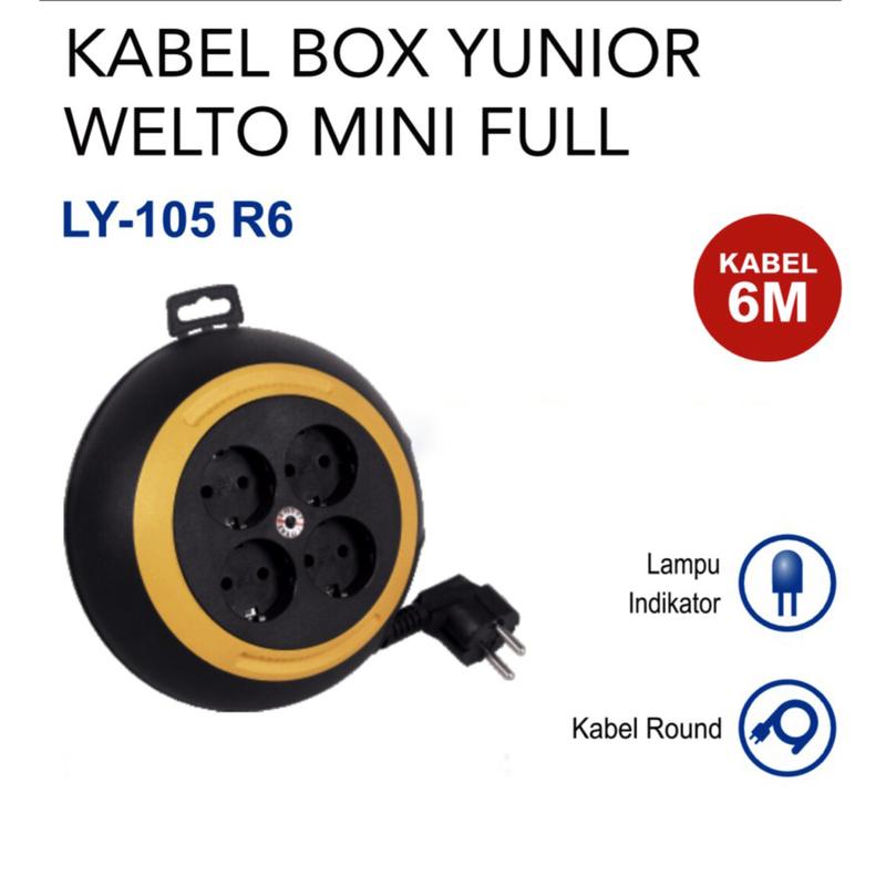 KABEL BOX YUNIOR WELTO MINI FULL LOYAL KABEL ROLL MINI 6 METER - Shop ...