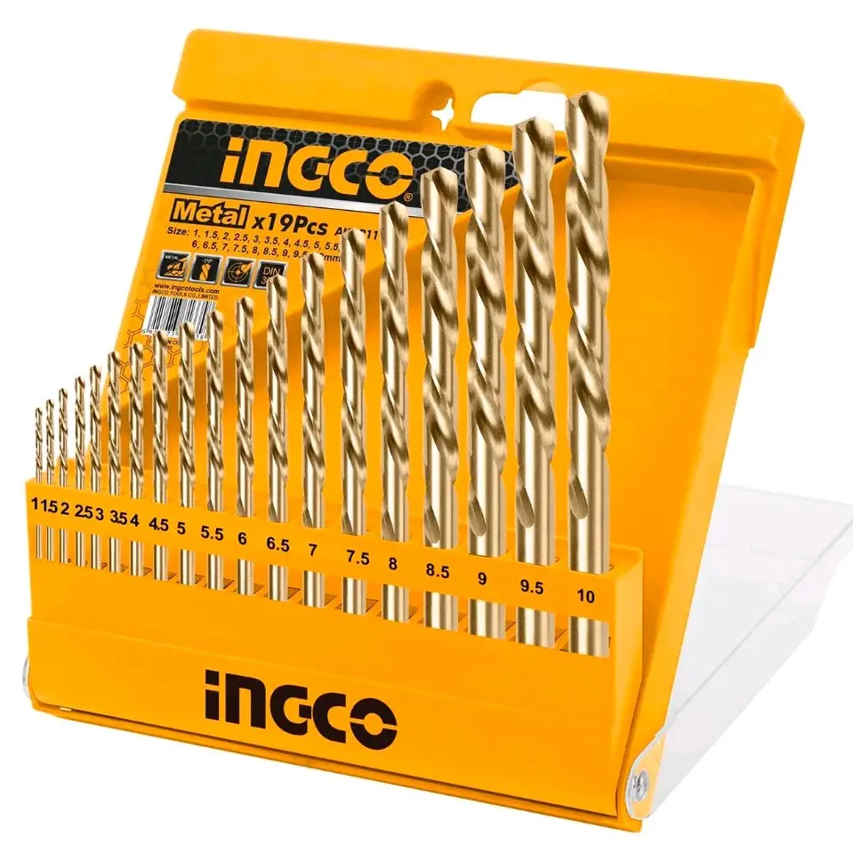 Mata Bor Besi Set 19pcs INGCO AKDB1195