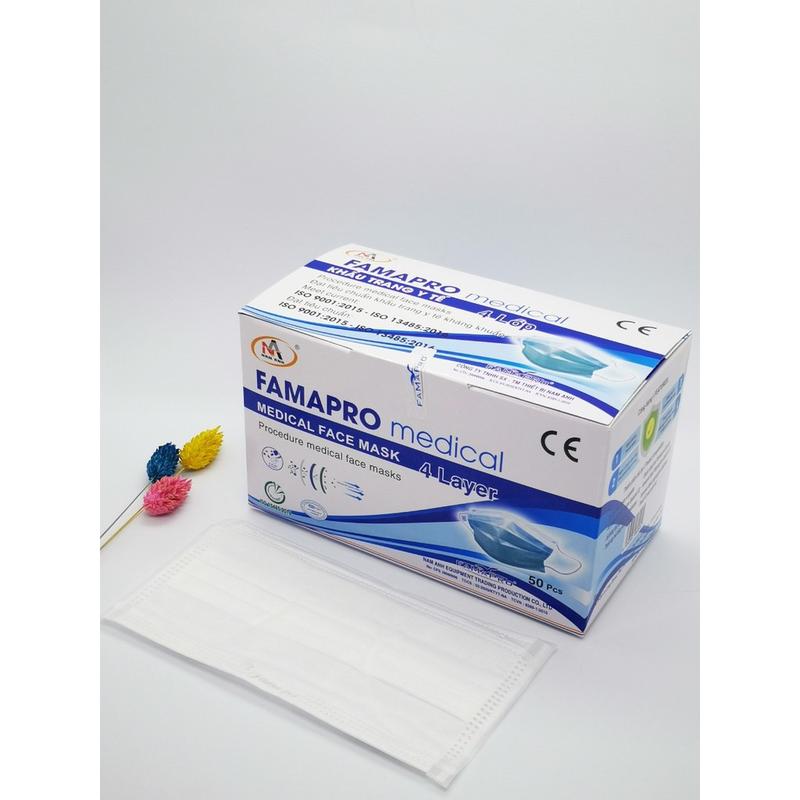 Product Introduction of Khẩu trang y tế 4 lớp giấy kháng khuẩn mỏng nhẹ thoải mái 4