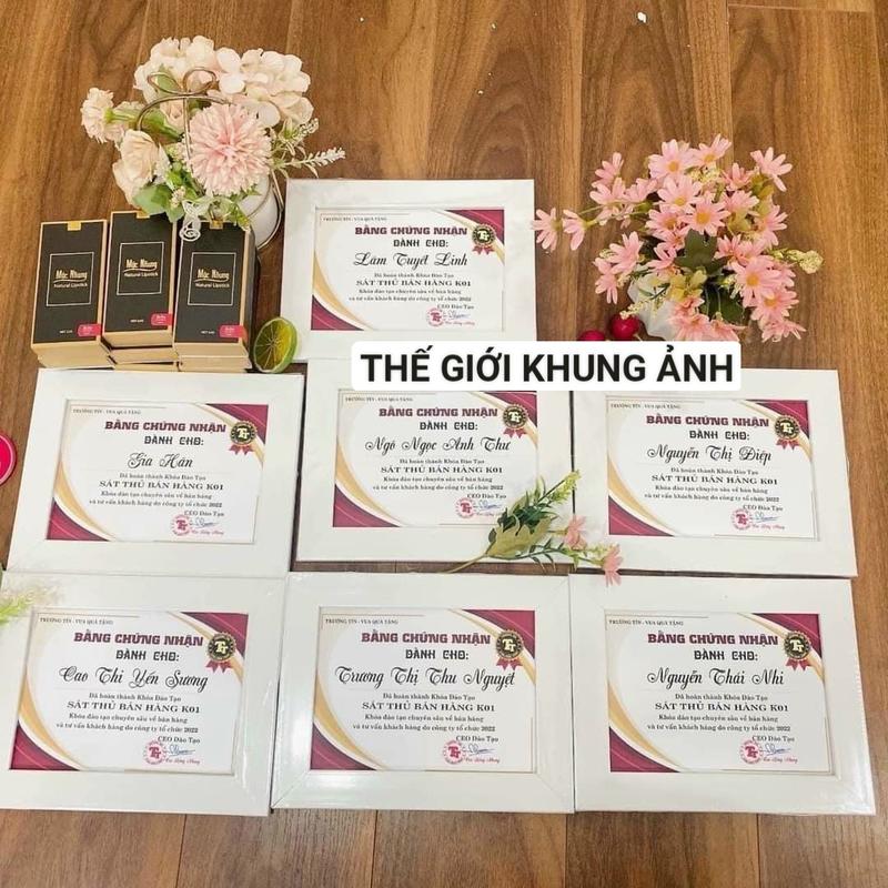 Khung Ảnh Treo Tường Hiện đại 21×30 (A4) MẶT MICA KÍNH - Hỗ trợ in ảnh - Tặng đinh 3 chân và móc treo tường Decor Khung Tranh Decor Phòng Trang Trí Nhà việt nam đóng tường