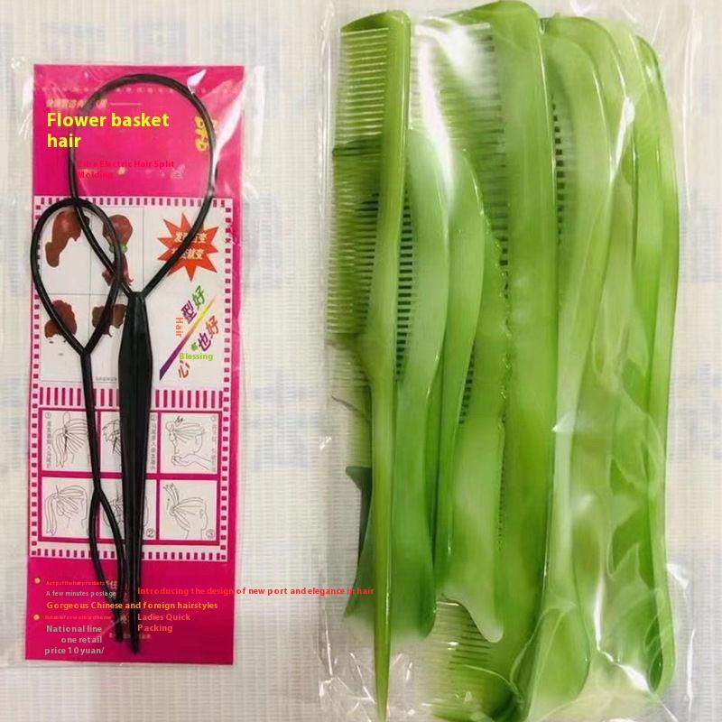 10 pieces of nylon comb with free shipping, unbreakable, thickened plastic household comb, professional hairdressing comb set, hairdressing comb 8