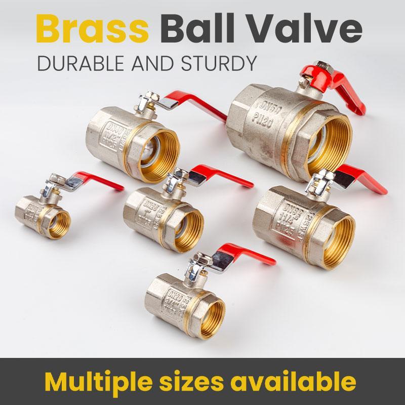 Brass Ball Valve, Manual Valve, Durable and Sturdy Copper Ball Valve, Water Heater Valve, Gas Valve, Plumbing Valve, Valves & Parts 5