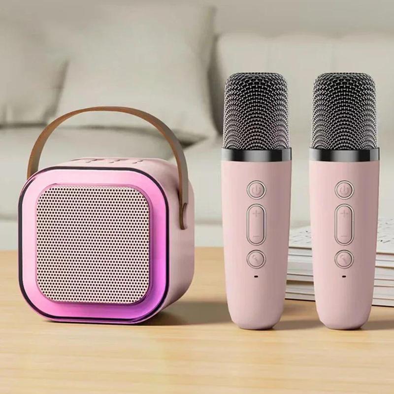 Product Introduction of Bluetooth speaker mini portable karaoke microphone wireless Bluetooth integrated Audio Smartphone 4