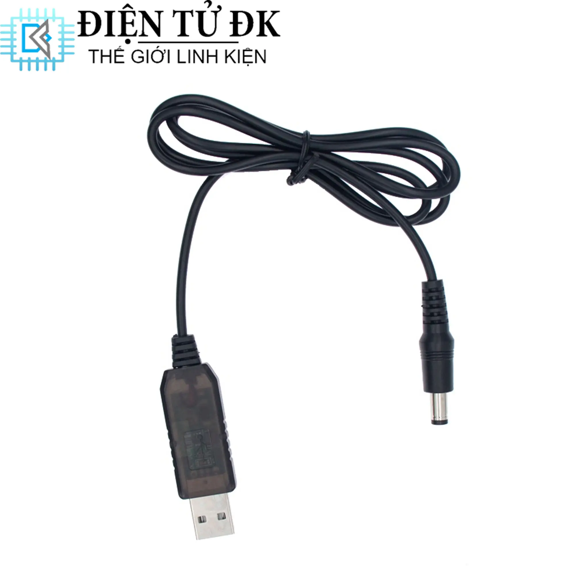 Cáp Chuyển Đổi Nguồn Cáp Sạc USB 5V Sang 9V, 12V Dùng sạc cho module wifi, máy hút bụi, ...