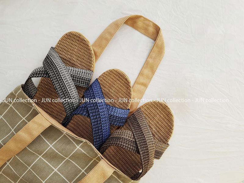 Product Introduction of [Có sẵn đủ size] Dép cói quai chéo cho NAM, mang nhà, đi làm, đi biển, dạo phố 15