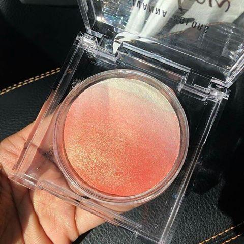 [Auth Thái] Phấn Má Hồng Sivanna Có Nhũ Tông Cam Hồng Đào Sivanna Colors Rainbow Baked Blush 12g HF370 NỘI ĐỊA THÁI
