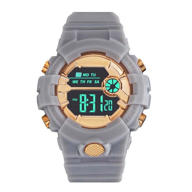 Product Introduction of Đồng Hồ Đeo Tay Thể Thao Reloj Cho Nam, Thời Trang Mới, Màn Hình Điện Tử, Không Thấm Nước, Lcd, Kỹ Thuật Số, Đồng Hồ Bấm Giờ, Ngày Tháng, Cao Su 44
