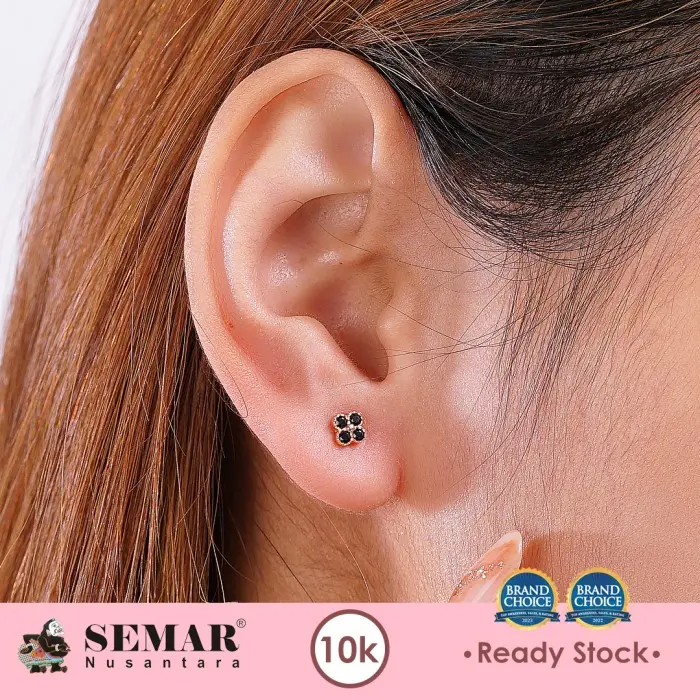 Anting Emas Toge Sweet Flower Gold 10K Semar Nusantara 0