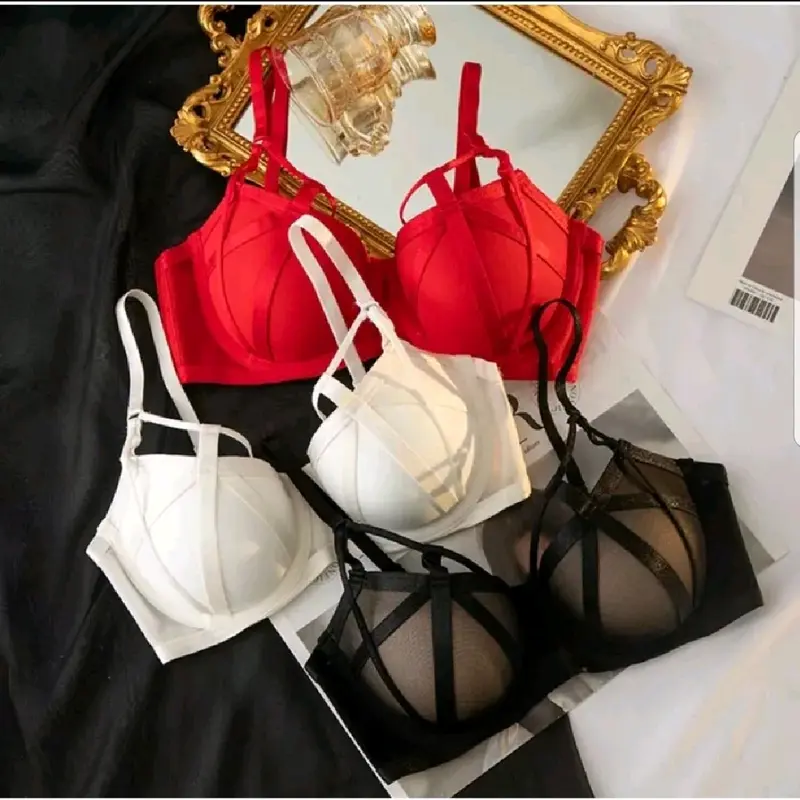 BH Model Tali Kekinian Bra Push Up Kawat CD Celana Dalam Kancut Pakaian Dalam Premium Quality Celana Kolor Cangcut Kutang Bikini Costume Sexy Lingerie CQ4 0