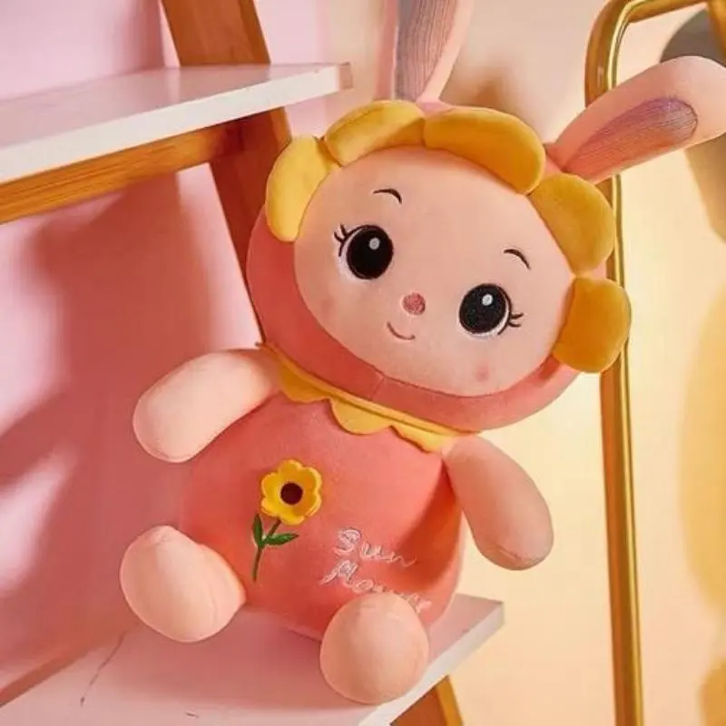Boneka Rabbit Kelinci Bunga Matahari Ukuran 30cm Bahan Plush Boneka Rabbit Sun Flower Size 30cm Dolls Toys 6