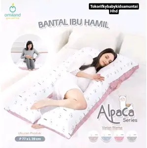 Bantal Ibu Hamil Omiland Motif Alpaca Series/Bantal Ibu hamil