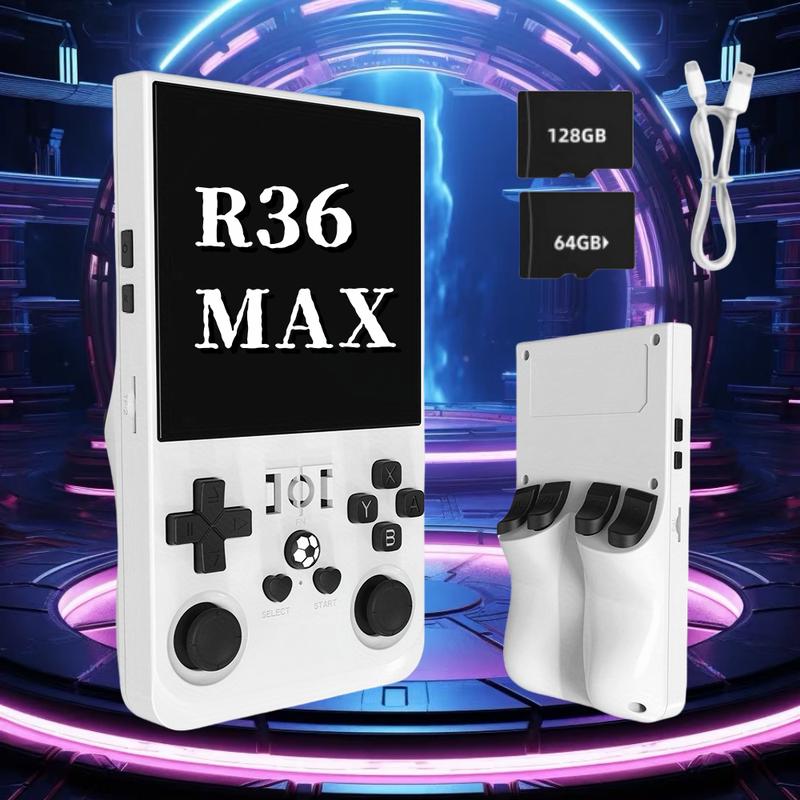 2025 New Upgraded Version R36MAX Retro Handheld Console Dua - TikTok Shop