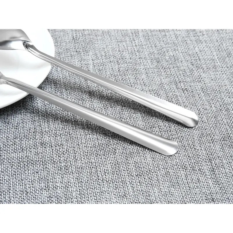 Combo 10 Muỗng Bầu Cà phê inox dài sáng bóng 2