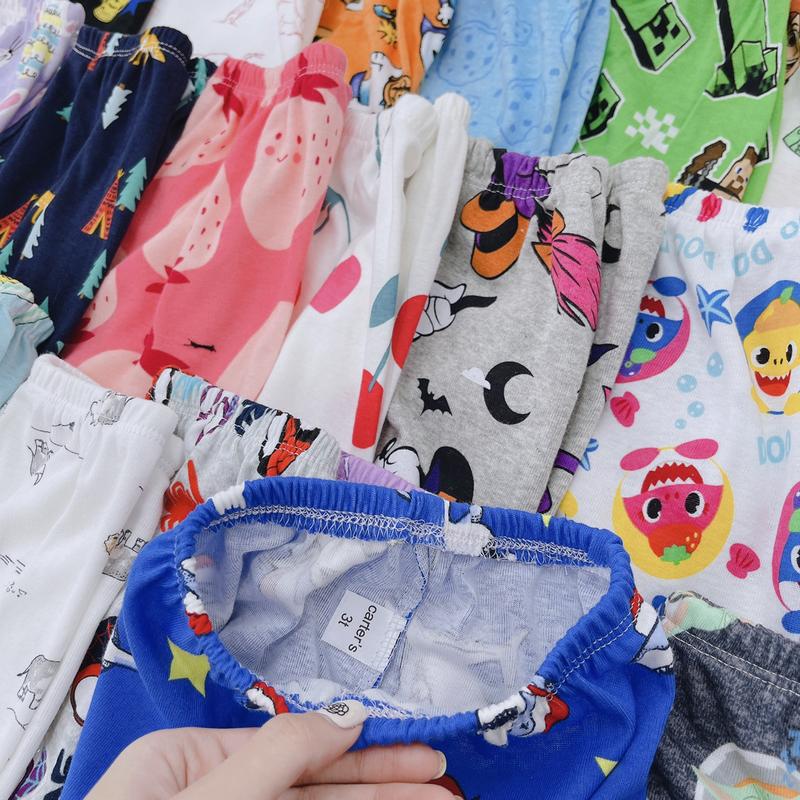 [ Bảng Màu Mới] Quần Chục Đùi Cotton Cho Bé Trai Bé Gái Từ 1-5 Tuổi (7-17kg) 8