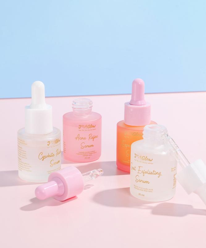 Jglow Skincare Acne Refine Serum Refiing Untuk kulit Berjerawat dan Kulit kusam 20 ML 5