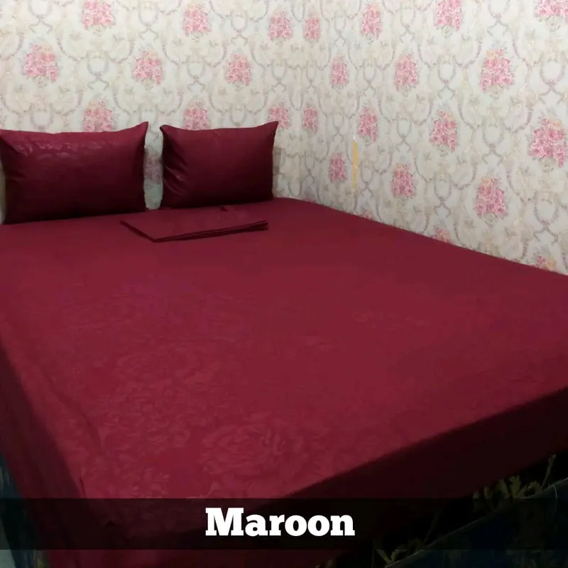 Seprai Polos Embos 180x200 160x200 120x200 Set Sprei sarung Bantal Guling Tali Seprei Aesthetic Katun Adem Karet Sudut Tidak Luntur 3