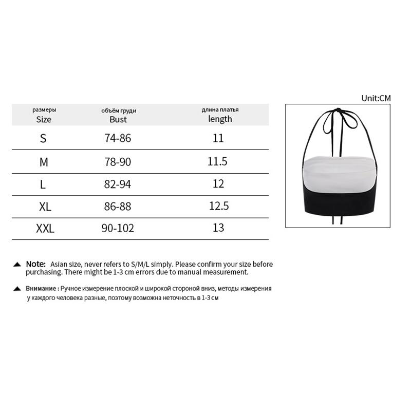 Product Introduction of Women's Tie Halter Cami Tops, Sleeveless Contrast ColorFit Cropped Camisole Womenswear Basic 0