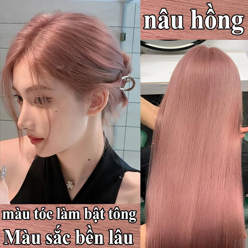  Không phai trong 360 ngày,nâu hồng Thuốc Nhuộm Tóc STYLE FIT,màu tóc làm bật tông,thuốc nhuộm tóc tại nhà,sáp đổi màu tóc,thuốc nhuộm 