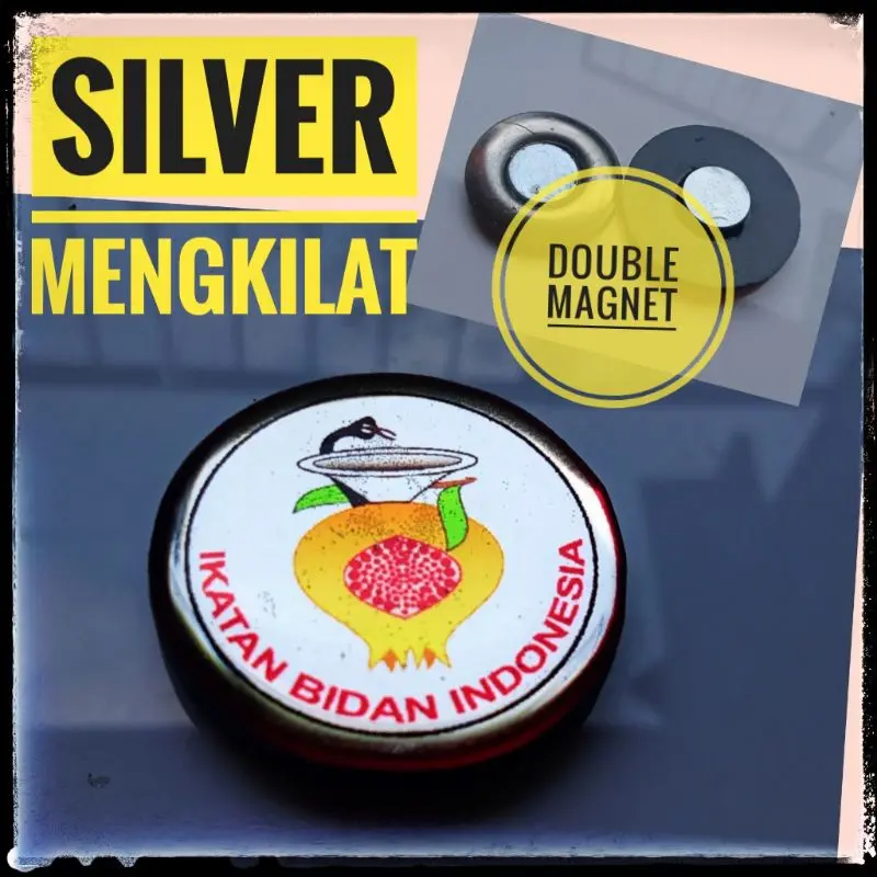 Pin IBI - Ikatan Bidan Indonesia - Peniti & Double Magnet