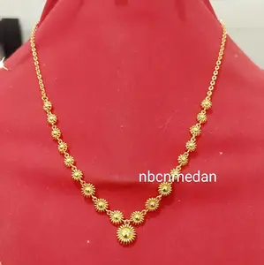 Kalung sultan rantai nury emas 24 bisa harian