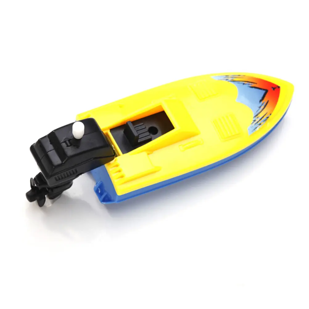 1 PC 1 PC Summer Outdoor Pool Ship Toy Wind Up Swimming Motorboat Boat Toy  For Kid