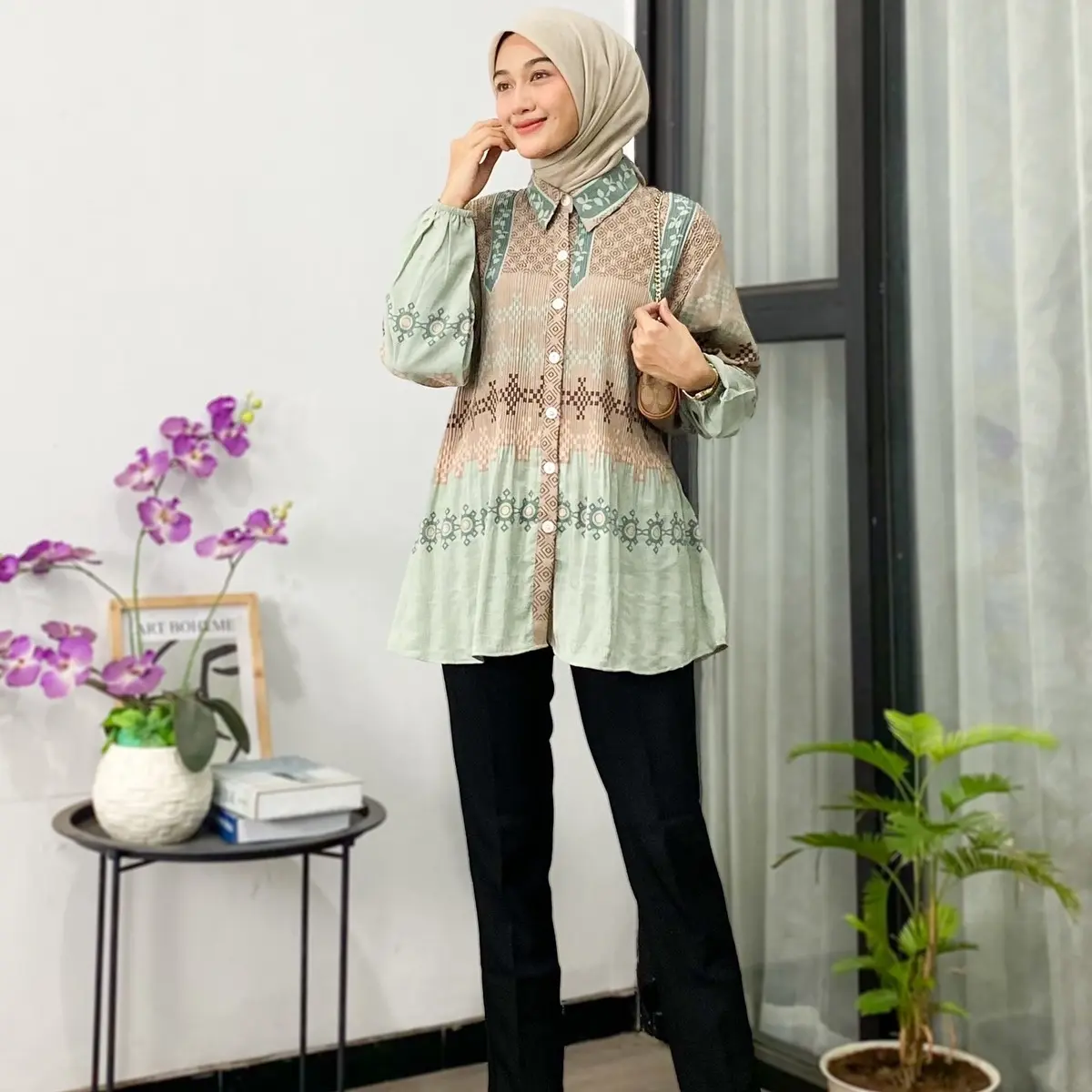Blouse Plisket/Atasan Wanita Plisket