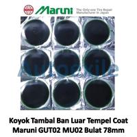 Gambar Koyok Tambal Ban Luar Tire Patch Maruni GUT-02 MU-02 Bulat 78mm 9buah Tip Top GUT02 MU02 Tanpa Masak Made in Japan - Hitam Hijau dari Autoexile Kota Medan 1 Tokopedia