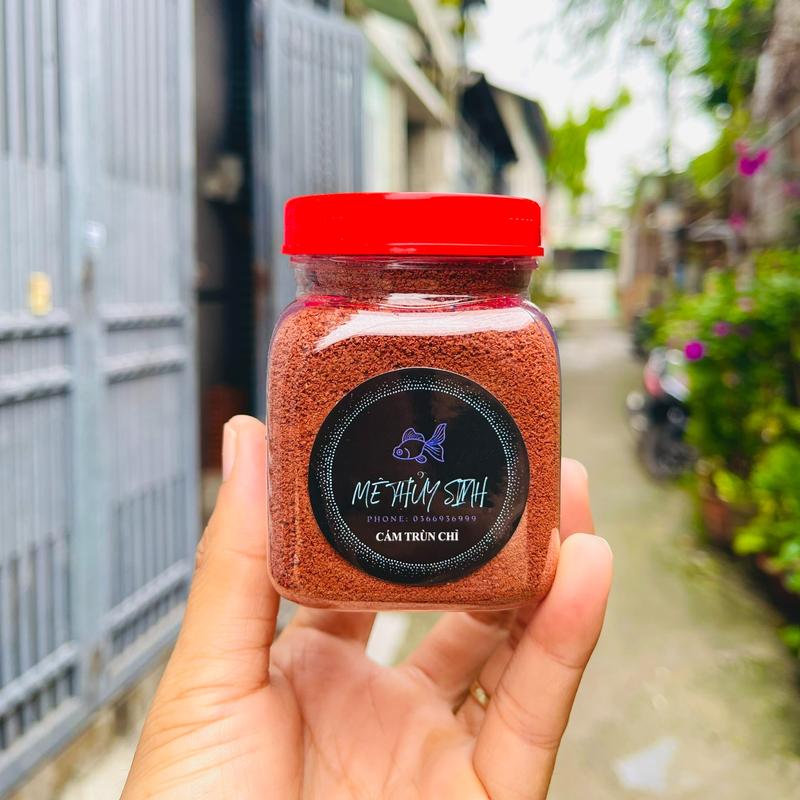 100g Cám Trùn Chỉ - Thức ăn tươi sấy khô giàu dinh dưỡng cho cá bảy màu cá betta cá vàng guppy,...