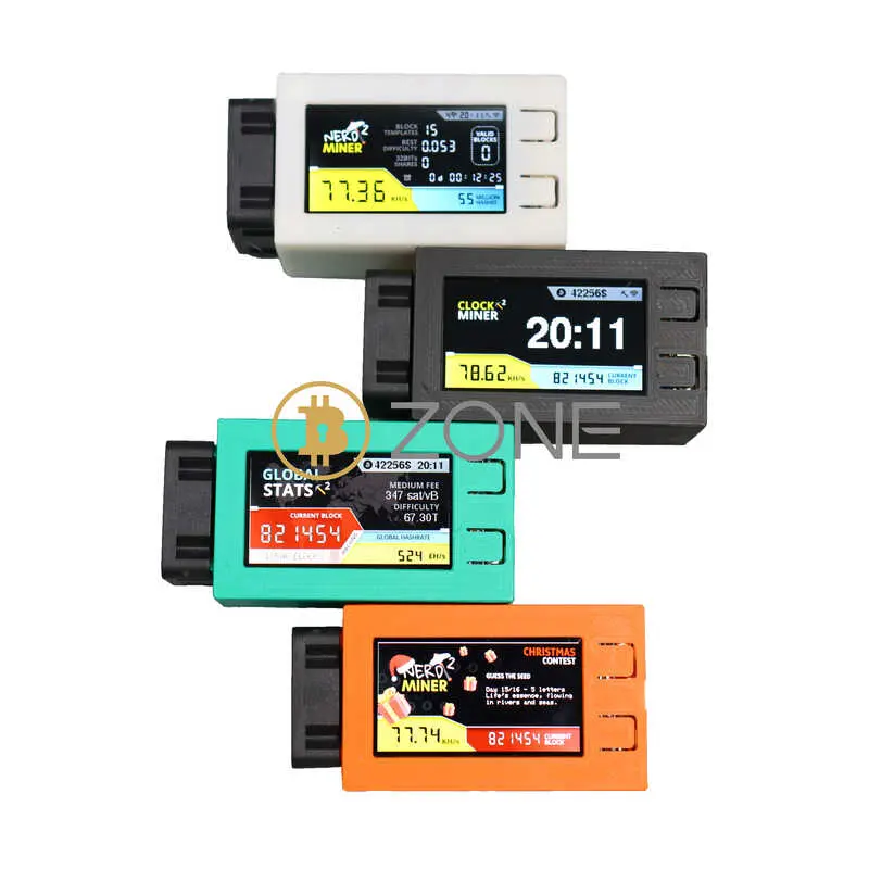 Bitcoin NerdMiner V2pro, Màn hình T 78KH, Bộ khai thác Solo S3 BTC, Phần mềm điều khiển xổ số, Phiên bản 1.6.3, dành cho máy khai thác Bitcoin, NerdMiners Frimware