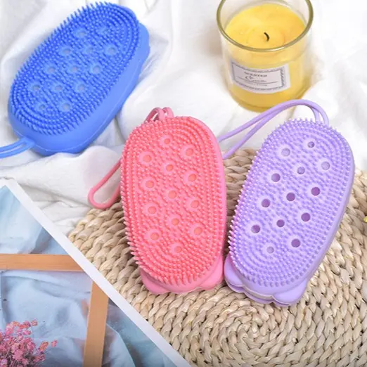 Spons Mandi Bath Sponge Sabun Batang Cair 2in1 Sikat Spons Badan Busa Karet