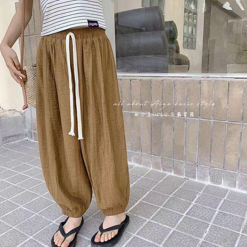 Quần Chống Muỗi, Quần Bé Gái, Quần Baggy Mới, Dành Cho Nữ Và Trẻ Em, Quần Voi, Quần Mùa Hè, 8 Tuổi, Thích Hợp Cho Trẻ Em 1